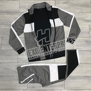 Conjunto de chándal de manga larga con cremallera completa para hombre para correr y deportes al por mayor chándal de nuevo estilo personalizado para hombre de alta calidad - Product Image 2