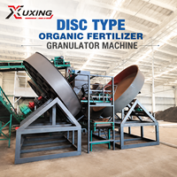 Granulateur de type disque pour engrais organique, machine de production de granulés de compost de fumier d'élevage, fabricant avec 20 ans d'expérience