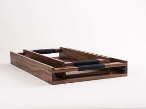 ATTACTIVENESS Design Plateau de service rectangulaire en bois Finition naturelle Taille standard pour la maison et le mariage Plateau de service alimentaire - Product Image 4