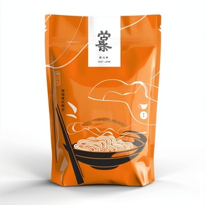 2024 Fábrica DE LA India Empaque de sellado de 3 lados Fideos de brillo mate con Ziplock Impresión de huecograbado Bolsa de alimentos Artículos resistentes al olor - Product Image 3