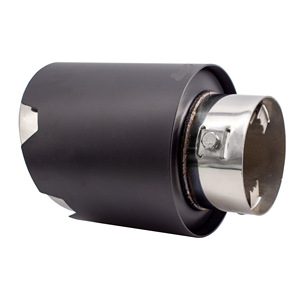 Terminal redondo de 76 mm de acero inoxidable negro - Product Image 3