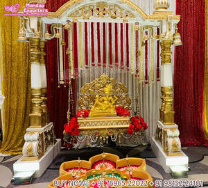 Maravilloso columpio dorado, decoración de escenario, decoración de boda personalizada, venta del Reino Unido, fábrica de exportaciones DST, EE. UU., Australia, venta al por mayor - Product Image 2