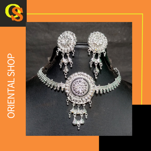 ชุดแหวนต่างหูสร้อยคอชุบเงินเกรดพรีเมี่ยมสุดพิเศษพร้อมชุดเครื่องประดับสไตล์หรูหรา - Product Image 2