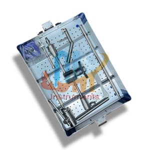 Juego de retractor tubular de acero inoxidable de alta calidad con caja para acceso espinal Aprobado por CE e ISO | Instrumentos para la columna vertebral | Instrumentos DE LA - Product Image 4