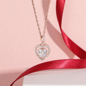 สร้อยคอเพชรรูปหัวใจอินฟินิตี้ Jeulia Custom สำหรับความรัก - Product Image 4