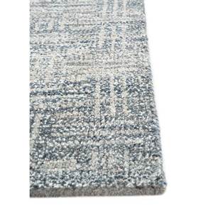 Alfombra Azul Manifest de Lana y Viscosa Anudada a Mano con Patrón Geométrico y Abstracto para Uso Doméstico, Sala de Estar, Pasillo, Modelo Skwv-80 - Product Image 4
