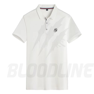 Chemise à manches courtes pour homme Bloodline, couleur unie, tricotée, respirante, en coton, séchage rapide, coupe classique, marron - Product Image 2