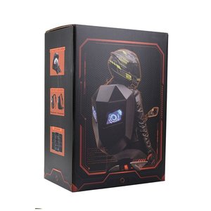Sac à dos LED programmable contrôlé par téléphone ERKUGO noir, imperméable, pour motard - Product Image 5
