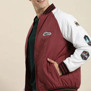 2025 Market Online Sale Precio barato Chaqueta de bombardero de invierno para hombre High Street Style con cuello levantado Logotipo personalizable - Product Image 2