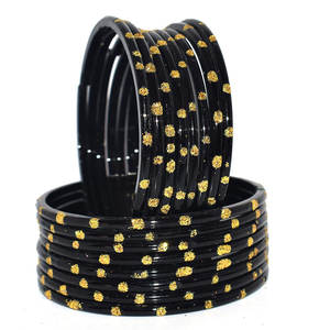 Wholesale 2025 New Style Luxury Fashion Glass <b>Bangles</b> <b>Sets</b> Customized Handcrafted Women Glass Churiyan <b>Sets</b> - Product Image 6
