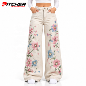 Proveedor de Jeans de Mezclilla para Mujer de Marca Privada, Jeans Personalizados para Empresas de Moda, Producción de Fábrica de Mezclilla al por Mayor - Product Image 1
