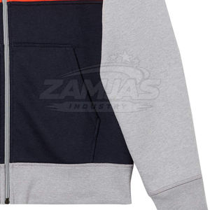 Sudaderas con capucha para hombre, diseño personalizado, de algodón, con cremallera, ligeras, transpirables, de alta calidad. - Product Image 6