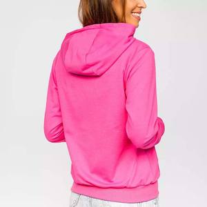 Sweat à capuche décontracté en coton molletonné léger pour femmes sweats à capuche zippés pour l'hiver sweats à capuche pour femmes avec logo personnalisé nouvel arrivage - Product Image 4