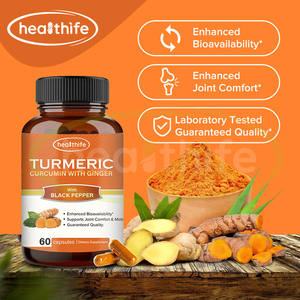Healthife Oem Private Label Curcumine Extract Poeder 500Mg <span class=keywords><strong>Piperine</strong></span> Curcumine <span class=keywords><strong>Capsules</strong></span> - Product Image 3