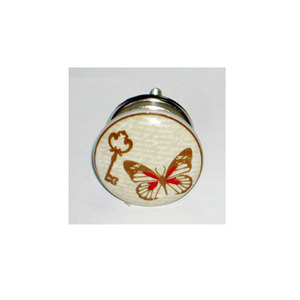 2025 Handcrafted Luxurious Ceramic <b>Knobs</b> & <b>Handles</b> Premium Quality Flower Design Gold and White Color <b>Furniture</b> Decorating - Product Image 5