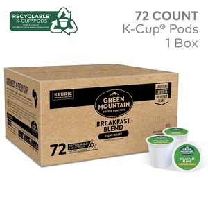 Cápsulas de Café Green Mountain Coffee Roasters Breakfast Blend para Cafeteras Keurig K-Cup, Tueste Ligero, 72 Unidades - Product Image 2
