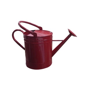 <b>top</b> trending <b>red</b> color Plating Water Can Best Quality Iron Metal New Design Custom Shape Watering Can For Home Garden Daily Usa - Product Image 1