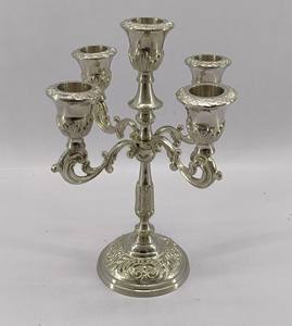 Candelabro de candelita de metal festivo, nueva decoración de Villa para el hogar con un diseño elegante terminado para fiestas - Product Image 5