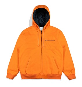 เสื้อแจ็กเก็ตมีฮู้ดสำหรับผู้ชายผ้าแคนวาสแบบเบาสำหรับคนงานแนววินเทจ - Product Image 6