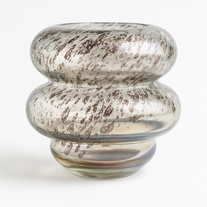 Vase en verre gaufré moderne Vase de mariage de table design floral vintage Vase à fleurs décoratif artistique - Product Image 3