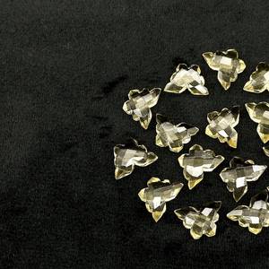 New Arrival Lemon Quartz Butterfly Shape Carved Crystal Bead 14x10 MM Quartz Loose Gemstone <b>Hand</b> Carved Bead for Jewelry Making - Product Image 3