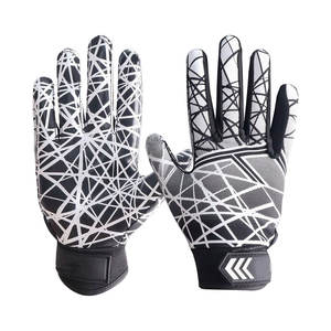 Recién llegado, guantes de fútbol americano hechos a medida, guantes de receptor de diseño personalizado, tecnología de agarre Superior, entrenamiento al aire libre - Product Image 1
