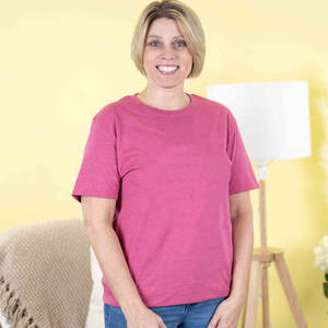 T-shirts rose clair pour hommes chemise confortable coton hommes T-shirt meilleur hommes classique à manches courtes T-shirt - Product Image 1