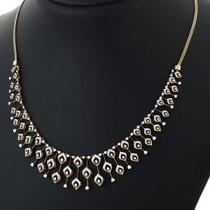 Collier pendentif de luxe en or rose 14 carats avec triple halo de diamants, bijoux raffinés pour femmes, cadeau d'anniversaire ou de mariage, trio - Product Image 2