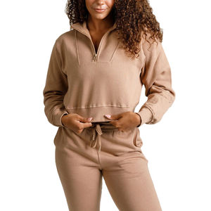 Venta al por mayor de chándales de mujer de calidad superior con estilo conjunto de 2 piezas para correr yoga y gimnasio hecho por Pakistán - Product Image 4