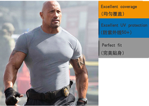 เสื้อยืดคอกลมแขนสั้นสำหรับผู้ชายเสื้อยืดฟิตเนสแบบนุ่มออกแบบโลโก้ได้ตามต้องการ - Product Image 4