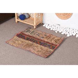 Rustic Brown Wool Eco-Friendly Latex Backing Patchwork <b>Rug</b> 23 X 26 ft Handmade <b>Flat</b> Weave Plush Pile Height for Dining Room - Product Image 3