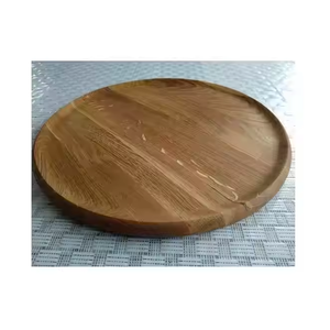 Assiettes en bois de style ferme Vaisselle en bois décorative Assiettes en bois traditionnelles faites à la main par glowin fashion - Product Image 4