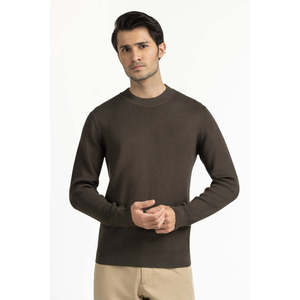 Suéter de Hombre 100% Algodón, Corte Regular, MN-SWT-WS25-046 B, Cierre de Cremallera con Estampado de Rayas para Primavera/Otoño - Product Image 5