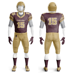 american football uniform sublimation printed colors long lasting club teams custom american football uniform reversible - Product Image 3