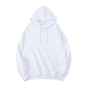 LOGO PERSONNALISE DESIGN PERSONNALISÉ PULLOVER HOODIE POUR HOMME POLAIRE DE COTON POLYESTER AVEC POCHE KANGOUROU ET CAPUCHE À CAPUCHE À CORDON - Product Image 2
