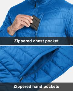 <b>Warm</b> Quilted Men Puffer Jacket Wholesale Factory Direct Custom Logo Hooded <b>Coat</b> Thermal <b>Waterproof</b> Outdoor Winter Outerwear - Product Image 6