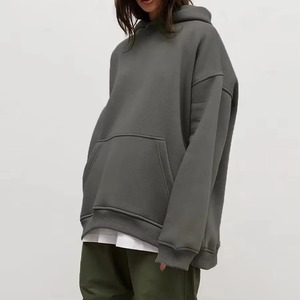 Sudaderas Extra Grandes Casuales de Invierno para Mujer, Lona 100% Algodón, Estampado con Insignia en la Parte Delantera, Talla Grande, Venta al por Mayor - Product Image 1