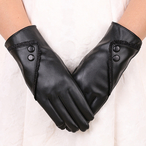 Gants en cuir anti-dérapants de style unique pour femmes, gants de sport de plein air confortables, pour l'été et l'hiver - Product Image 5