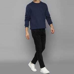 Sweat-shirts en molleton décontractés longs de haute qualité pour hommes en coton mélangé, adaptés à l'hiver, chauds, coupe-vent, écologiques - Product Image 2