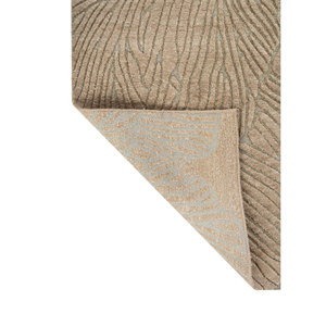 พรมขนสัตว์ถักมือสีน้ำตาลอ่อนอะซาเลีย ลายดอกไม้คลาสสิกทรงสี่เหลี่ยมผืนผ้า รุ่น Aiwz-1004 เหมาะสำหรับห้องใดๆ ในบ้านหรือทางเดิน - Product Image 5