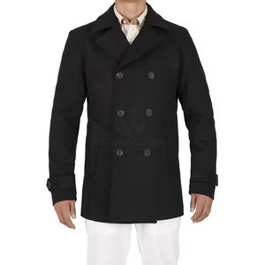 2025 couleur unie tenue décontracté hommes caban Top vente nouveau à la mode de haute qualité confortable hiver caban - Product Image 1