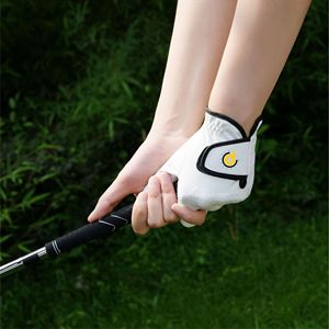Best Selling Genuine Leather Unisex Golf Gloves - Adjustable Wrist <b>Strap</b> & Customizable - Product Image 5
