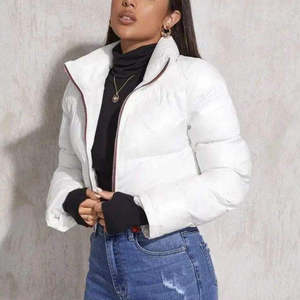 Blouson matelassé tricoté imprimé pour femme, respirant, pour l'hiver, avec fermeture éclair, vente en gros, haute qualité, durable, dernière collection, sur mesure - Product Image 5