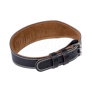 Cinturón de levantamiento de pesas de cuero de gimnasio MOQ bajo de alta calidad ajustable mejor cinturón de gimnasio de levantamiento de pesas de entrenamiento al por mayor - Product Image 1