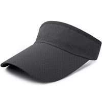 Gorra Visera de Lona Personalizable al por Mayor, Transpirable, Impermeable, para Verano, Playa, Exterior, con Parte Superior Vacía, para Hombre y Mujer, con Logotipo Bordado