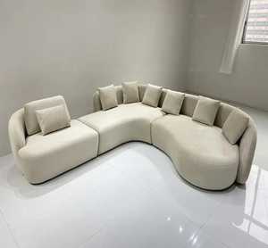 โซฟาโค้งร่วมสมัย |   เบาะรองนั่ง Cloud-Soft Haven สำหรับพื้นที่พักผ่อนสไตล์โมเดิร์น โซฟาแบบโมดูลาร์รูปพระจันทร์เสี้ยว - Product Image 5