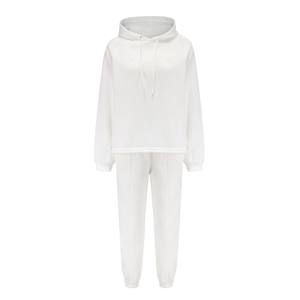 2025 femmes respirant femmes sweats à capuche survêtements ensemble Logo personnalisé formation et Jogging 2 pièces ensemble plaine survêtement streetwear - Product Image 3
