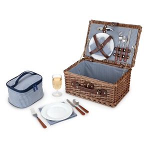 Seaside Newport Wicker <b>Picnic</b> Basket Set Handmade Storage Basket Wholesale eco-friendly Made in Viet Nam - Product Image 6