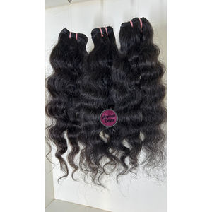 Cabello Humano Rizado 100% Natural, Doble Trama, 3 Paquetes, Cabello Remy con Cutícula Alineada para Tejidos Versátiles que Duran de 1 a 2+ Años - Product Image 5