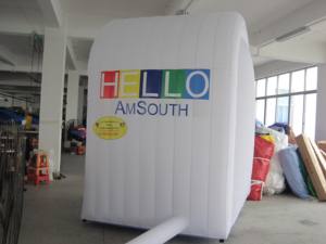 Tente Gonflable en Forme de Ballon avec Ventilateur Intégré et Impression Numérique pour Événements de Vol de Billets - Product Image 3